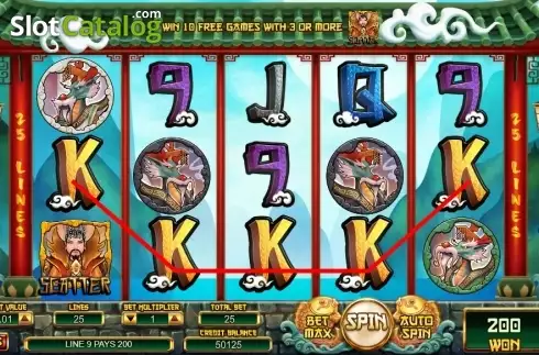 Скрин3. Dragon King (Swintt) слот