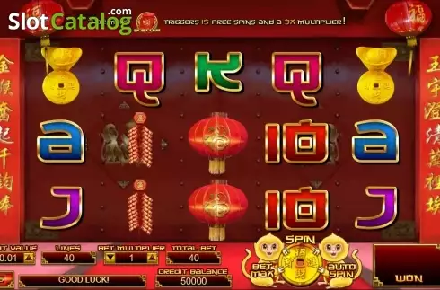 Скрин2. Year of the monkey (TopTrendGaming) слот