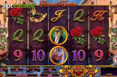 Скрин2. Rose of Venice слот