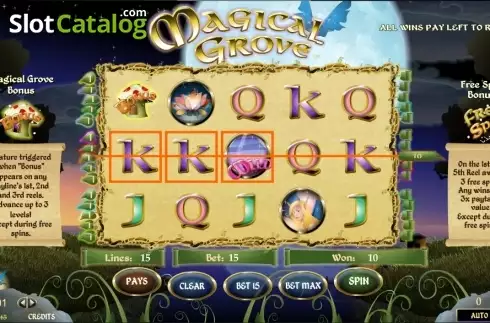 Скрин2. Magical Grove слот