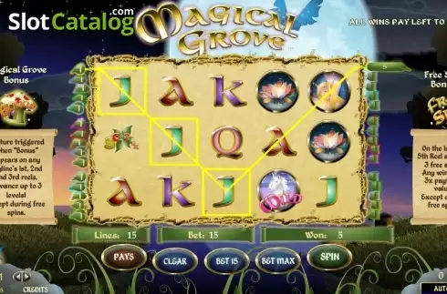 Скрин3. Magical Grove слот