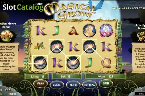 Скрин4. Magical Grove слот