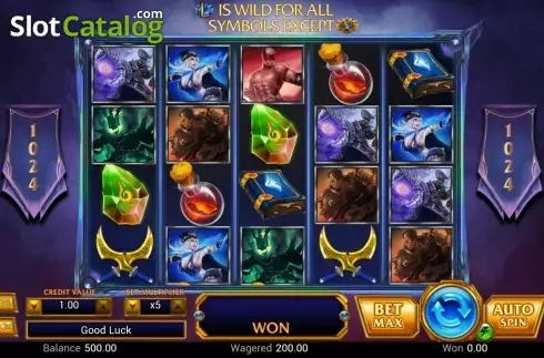 Скрин5. League Of Champions слот