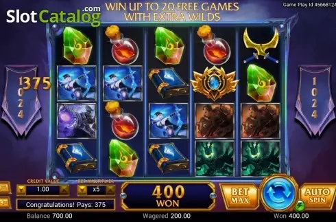 Скрин7. League Of Champions слот