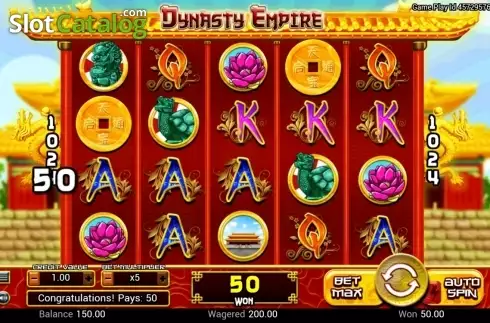 Скрин6. Dynasty Empire слот