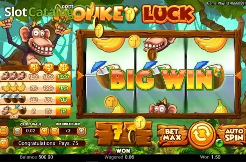 Скрин5. Monkey Luck слот