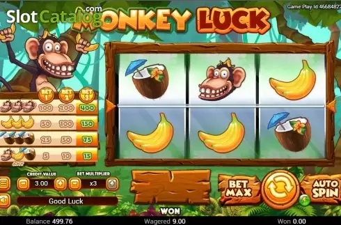 Скрин2. Monkey Luck слот