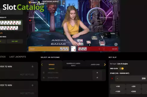 Скрин5. Andar Bahar (TV Bet) слот