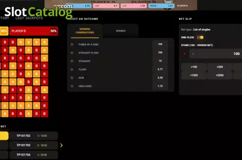 Скрин3. Teen Patti (TV Bet) слот