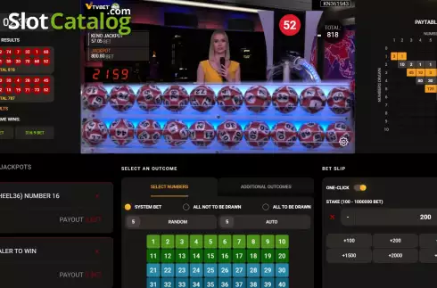 Скрин5. Keno (TV Bet) слот