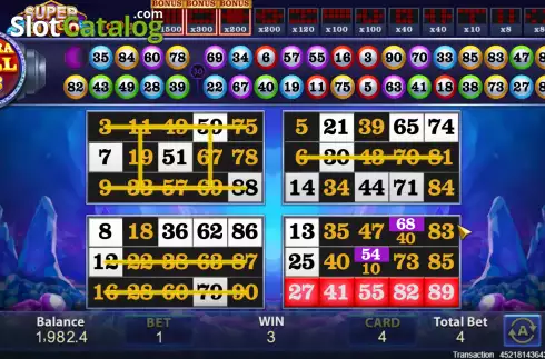 Скрин3. Super Bingo слот