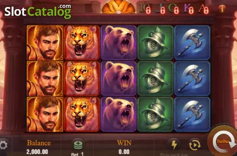 Скрин2. Arena Fighter слот