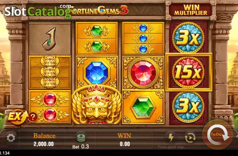 Скрин3. Fortune Gems 3 слот
