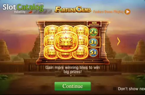 Скрин2. Fortune Gems (TaDa Gaming) слот