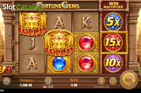 Скрин3. Fortune Gems (TaDa Gaming) слот