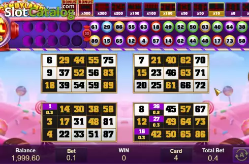 Скрин3. Candyland Bingo слот