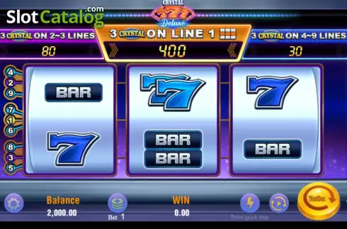 Скрин2. Crystal 777 Deluxe слот