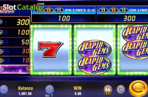 Скрин5. Rapid Gems 777 слот