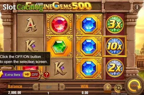 Скрин4. Fortune Gems 500 слот