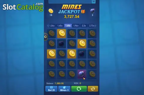 Скрин4. Mines (TaDa Gaming) слот