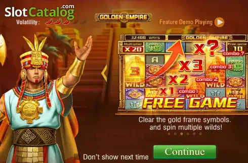 Скрин2. Golden Empire (TaDa Gaming) слот