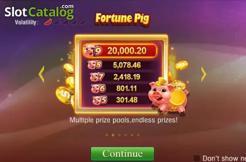 Скрин2. Fortune Pig (TaDa Gaming) слот