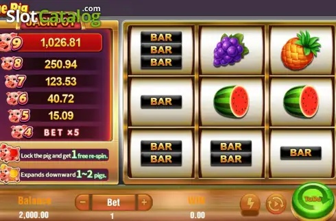 Скрин3. Fortune Pig (TaDa Gaming) слот