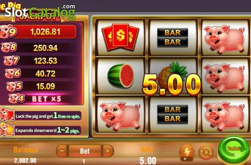 Скрин4. Fortune Pig (TaDa Gaming) слот