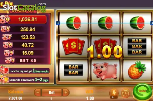 Скрин5. Fortune Pig (TaDa Gaming) слот