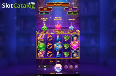 Скрин2. 3 Witch's Lamp слот
