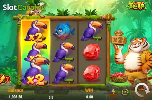 Скрин3. Lucky Tiger (TaDa Gaming) слот