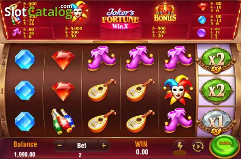 Скрин2. Joker's Fortune Win X слот