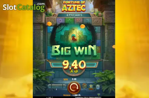 Скрин3. Fortune of Aztec (TaDa Gaming) слот