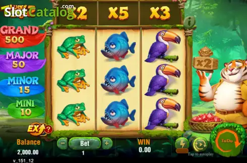 Скрин2. Lucky Tiger 2 слот