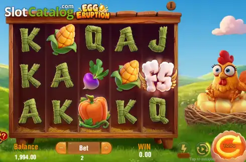 Скрин2. Egg Eruption слот