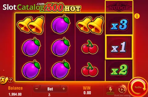 Скрин2. X500 HOT слот