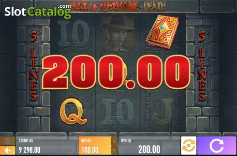Скрин3. Book of Adventure Death слот