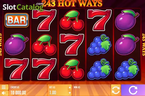 Скрин2. 243 Hot Ways слот