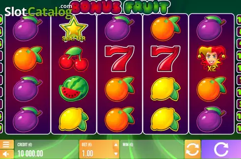 Скрин2. Bonus Fruit слот