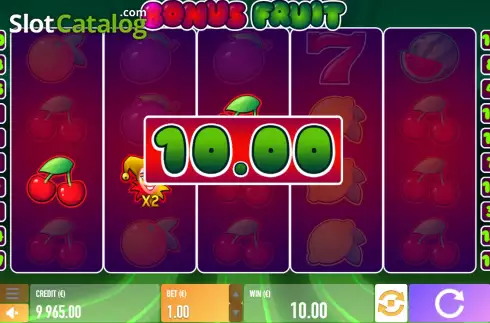 Скрин3. Bonus Fruit слот