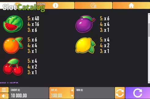 Скрин5. Bonus Fruit слот