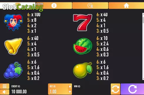 Скрин7. Lucky Joker 50 слот