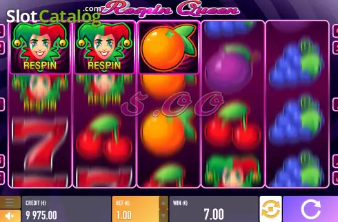 Скрин4. Respin Queen слот