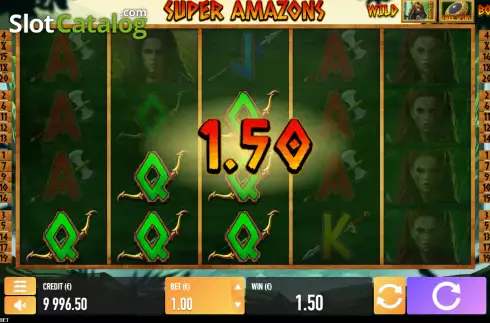 Скрин3. Super Amazons слот