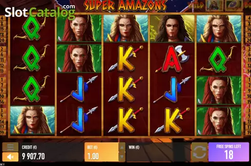 Скрин8. Super Amazons слот