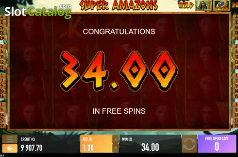 Скрин9. Super Amazons слот