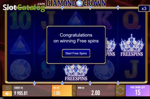 Скрин5. Diamond Crown слот