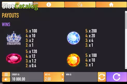 Скрин9. Diamond Crown слот