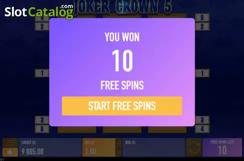 Скрин6. Joker Crown 5 слот