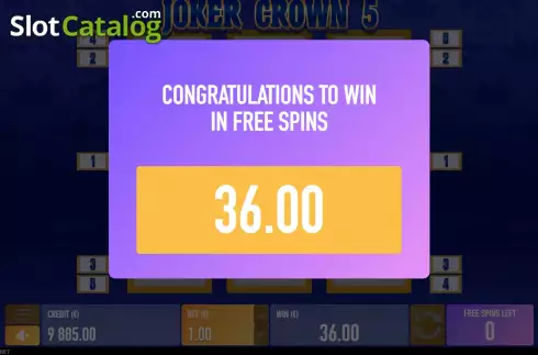 Скрин8. Joker Crown 5 слот